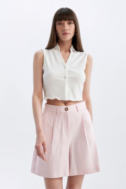 High Waist Wide Leg Shorts