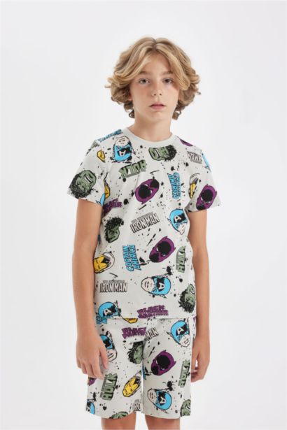 Boy Marvel Comics 2 Piece Pajama Set