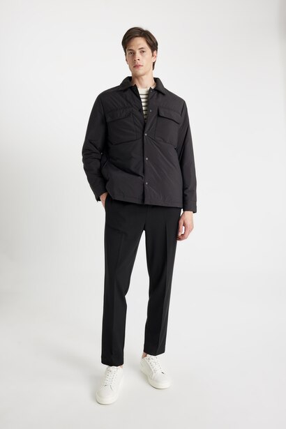 Snap Puffer Jacket