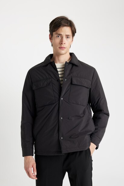 Snap Puffer Jacket