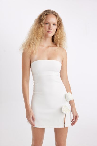 فستان قصير بوديكون بدون حمالات