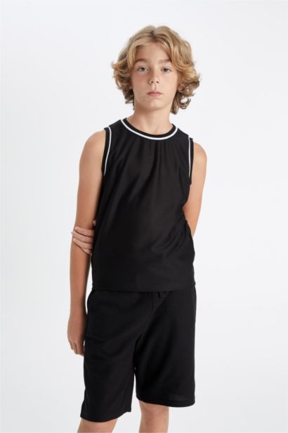 Boy Crew Neck Sleevless T-Shirt