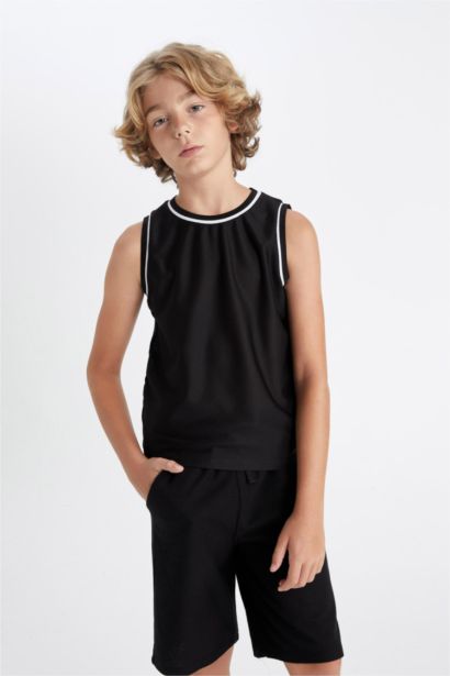 Boy Crew Neck Sleevless T-Shirt