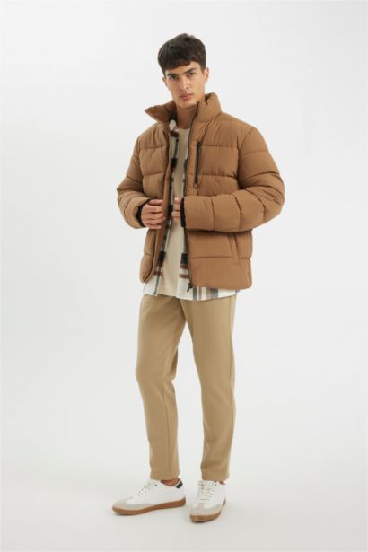 Zipper Puffer Jacket
