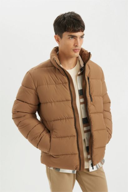 Zipper Puffer Jacket