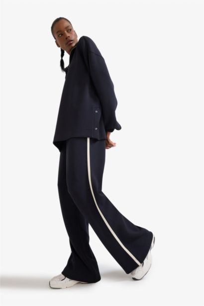 DeFactoFit Long Fit Modal Sports Sweatshirt