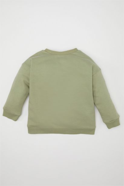 Baby Boy Regular Fit Nature Printed Sweatshirt