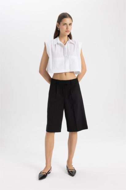 High Waist Wide Leg Shorts