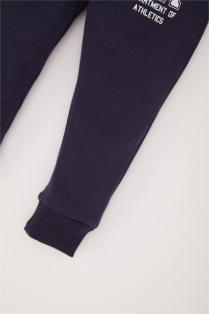 بنطلون سويت بانتس بيبي اولادي خفيف قصة عادية كحلي