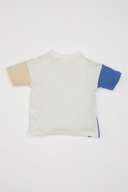 Baby Boy Color Blocked Short Sleeve T-Shirt