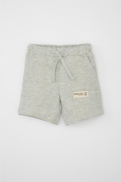 Regular Fit Elastic Band Shorts