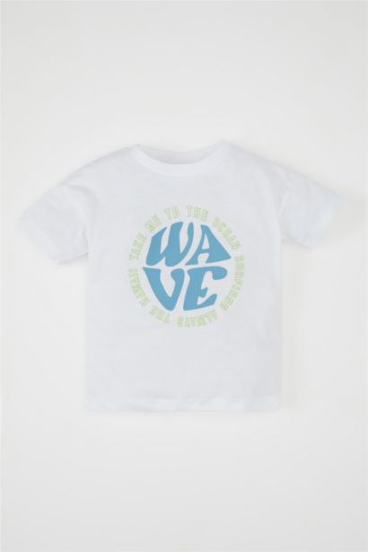 Baby Boy Printed Short Sleeve T-Shirt