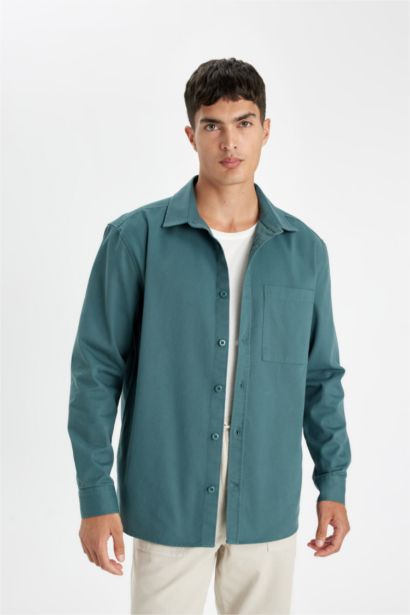 Relax Fit Cotton Overshirt