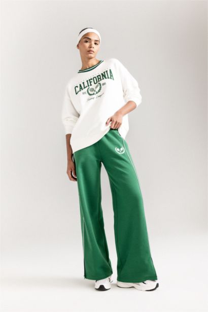 Свитшот оверсайз с принтом, DeFactoFit