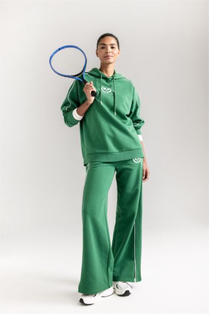 Wide Leg Geniş Paça Uzun Boy Sporcu Eşofman Altı