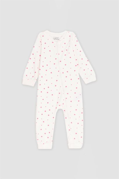 جمبسوت بيبي بناتي حديثي الولادة بطبعة قلب - قطعتين