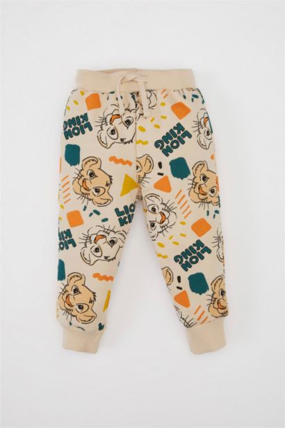 طقم بيبي اولادي سويت شيرت وسويت بانتس قصة عادية من ليون كنج - قطعتين