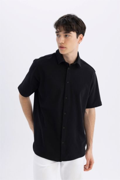 Regular Fit Cotton Short Sleeve Shirt