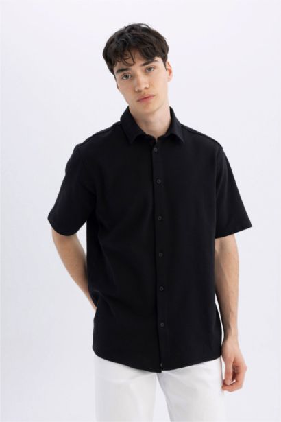 Regular Fit Cotton Short Sleeve Shirt