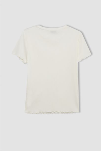 2 Piece Slim Fit Crew Neck Camisole Short Sleeve T-Shirt