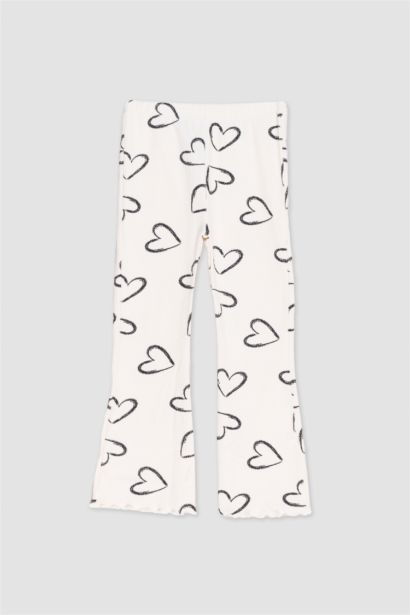 Baby Girl Heart Patterned 2 Piece Set