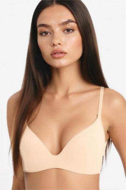 Kaplı Yarım Dolgulu Tişört Bra