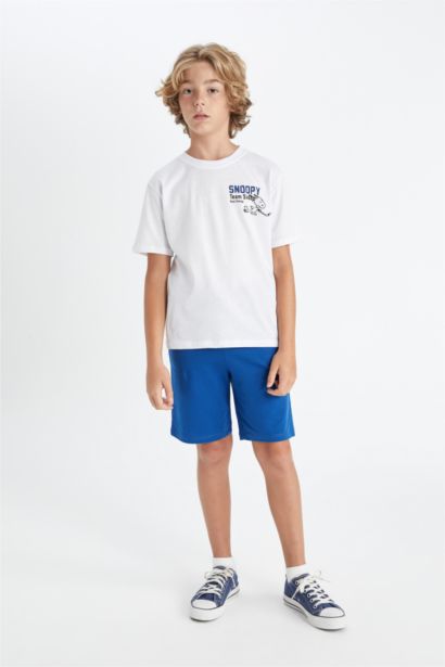 Boy Snoopy Crew Neck T-Shirt