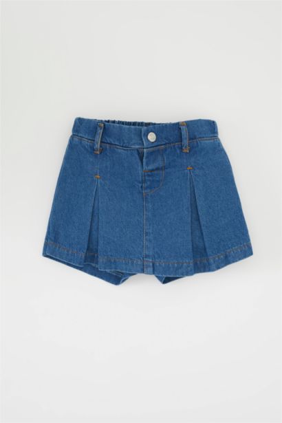 Jupe Short en jean avec taille élastique