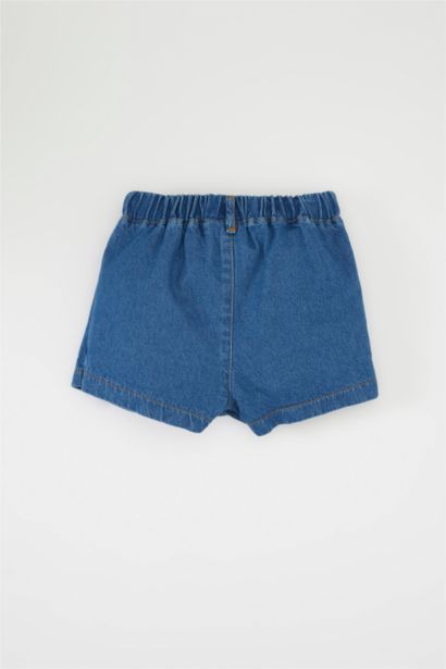 Jupe Short en jean avec taille élastique