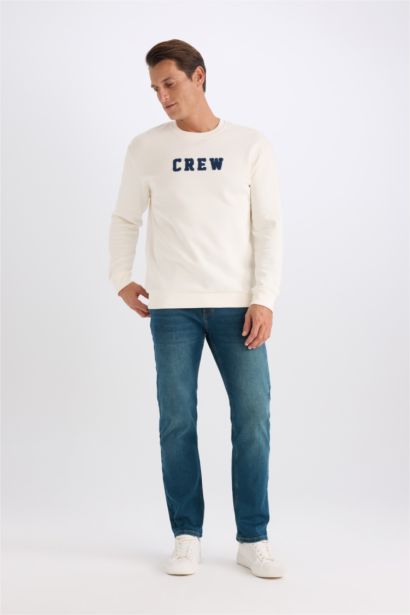 Relax Fıt Kalın Sweatshirt Kumaşı Sweatshirt