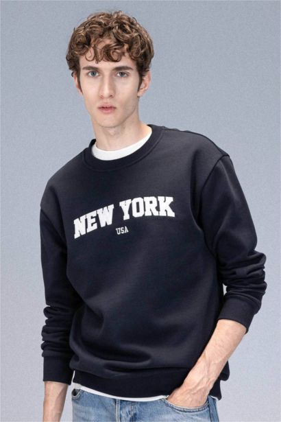 Relax Fıt Kalın Kumaş Sweatshirt