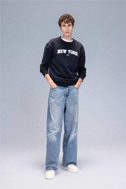 Relax Fıt Kalın Kumaş Sweatshirt