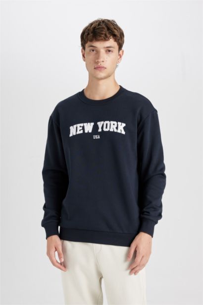 Relax Fıt Kalın Kumaş Sweatshirt