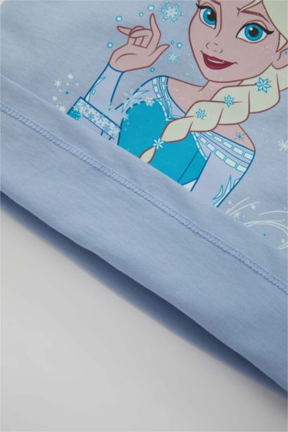 تيشيرت بناتي نص ردن قصة عادية بياخة مستديرة من فروزن