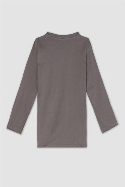 Regular Fit Cotton Long Sleeve Tunic
