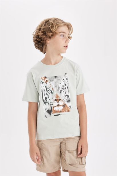 Boy Crew Neck Printed T-Shirt