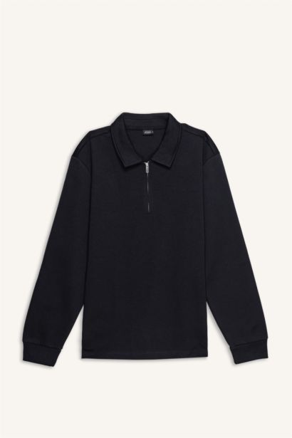 Свитшот свободного кроя в полоску