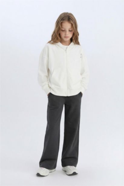 سروال قماش سميك واسع