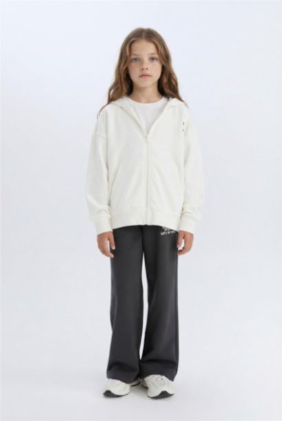 سروال قماش سميك واسع