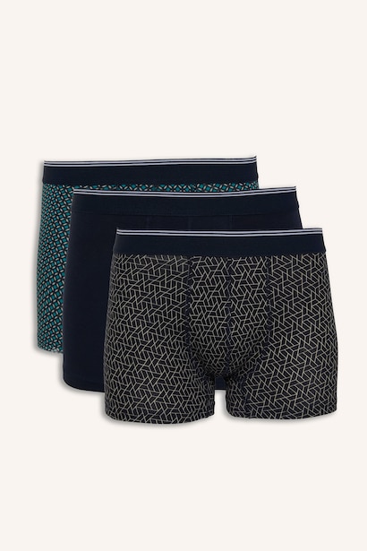Regular Fit 3-Pack Printed Boxers
