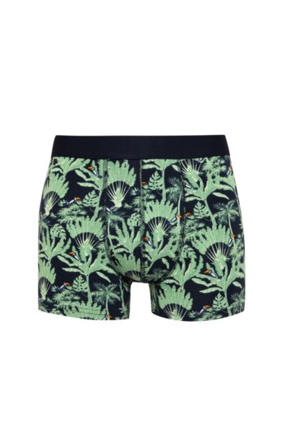 Erkek Regular Fit Desenli 3'lü Boxer