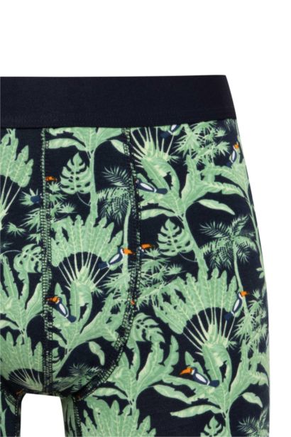 Erkek Regular Fit Desenli 3'lü Boxer