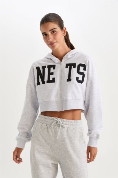 Кардиган NBA Brooklyn Nets на молнии, DeFactoFit