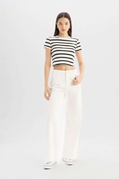 2 Piece Slim Fit Ribana Short Sleeve T-Shirt