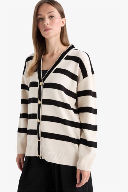 Regular Fit V-Neck Cardigan