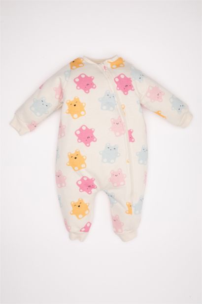 جمبسوت بيبي بناتي ابيض حديثي الولادة بألياف ناعمة 1,6 توج