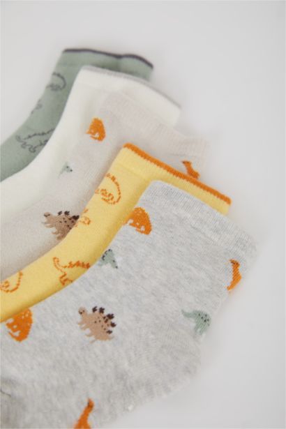 Baby Boy Animal 5 Piece Terry Socks