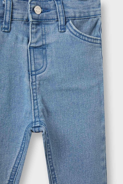 Pamuklu Jean Pantolon Erkek Bebek