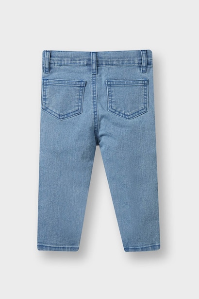 Pamuklu Jean Pantolon Erkek Bebek