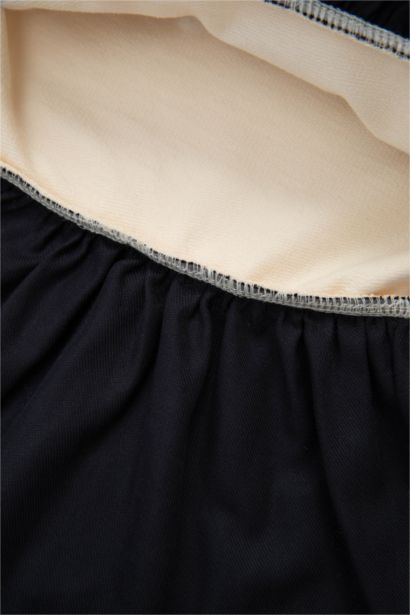 Bisiklet Yaka Barbie Uzun Kollu Sweatshirt Elbise Kız Bebek